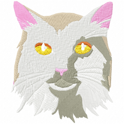 Cats Embroidery Design 5 Cats Embroidery Design 5
